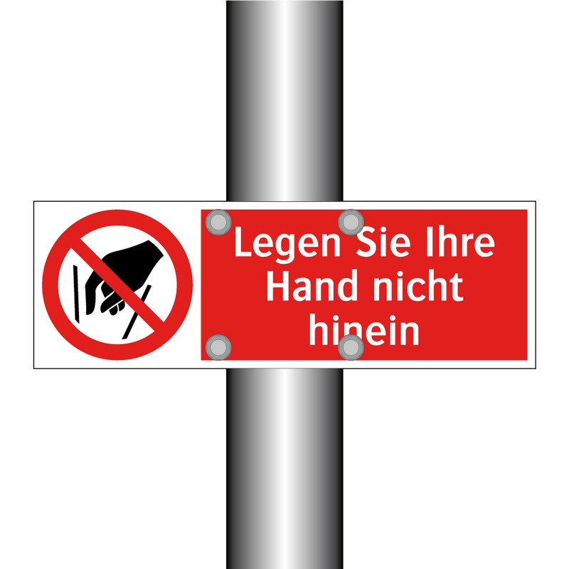 Legen Sie Ihre Hand nicht hinein