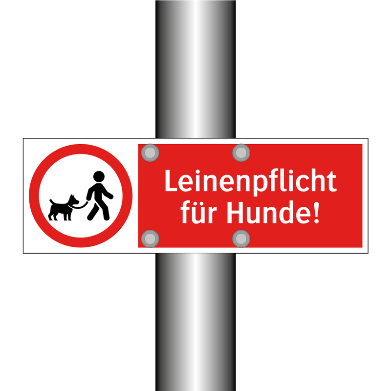 Leinenpflicht für Hunde!