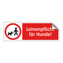 Leinenpflicht für Hunde!