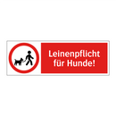 Leinenpflicht für Hunde!
