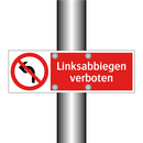Linksabbiegen verboten
