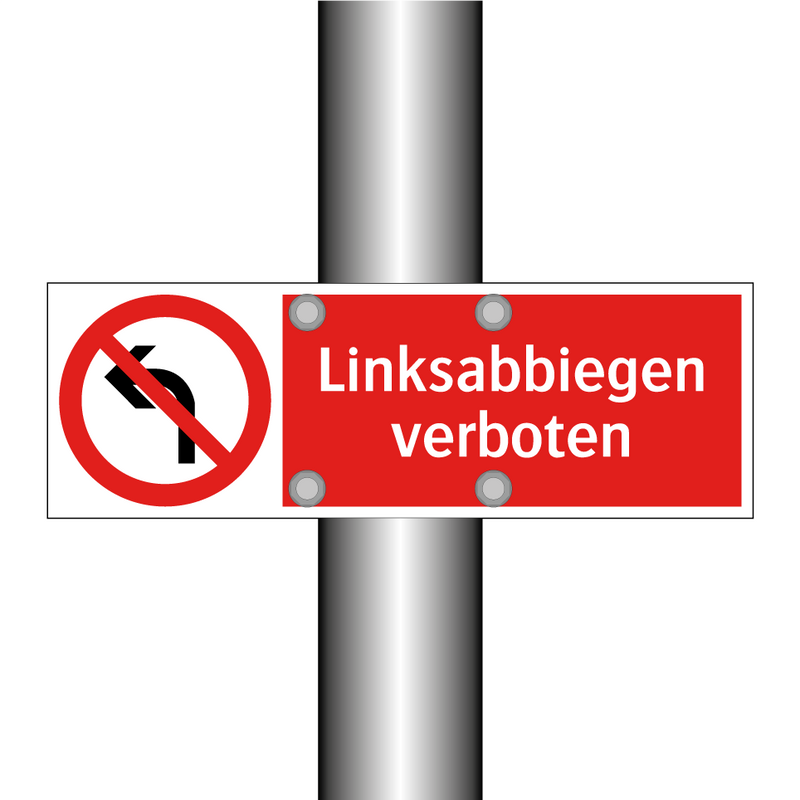 Linksabbiegen verboten