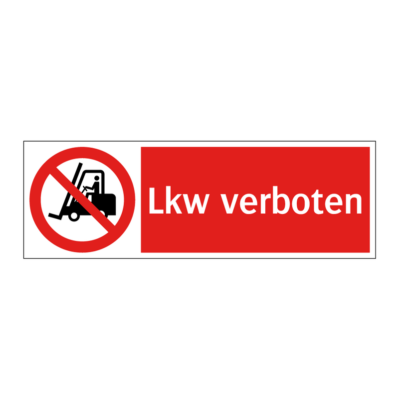 Lkw verboten