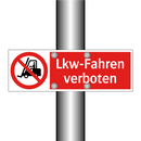 Lkw-Fahren verboten