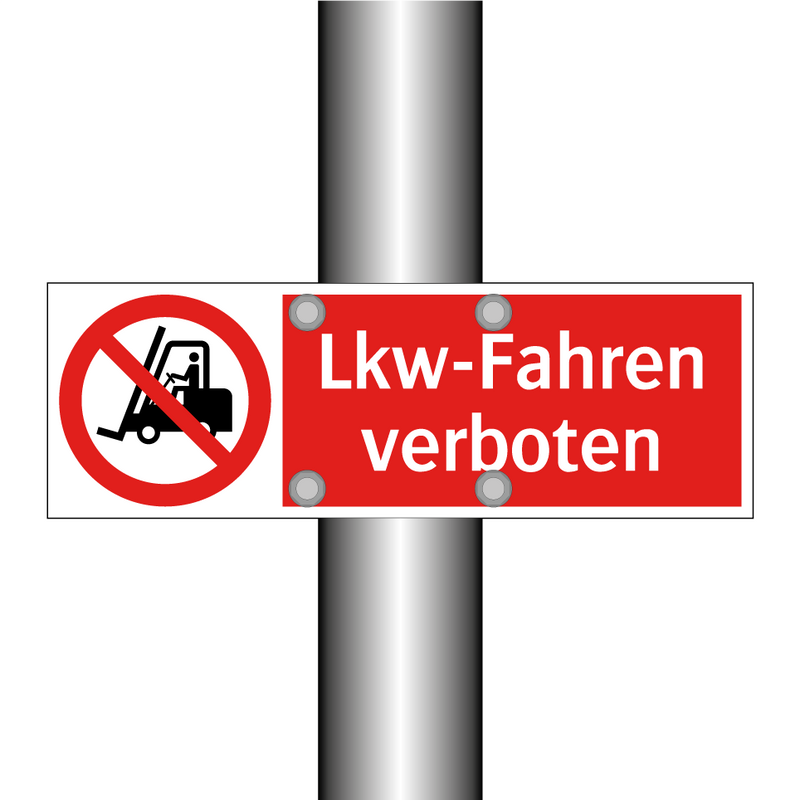 Lkw-Fahren verboten