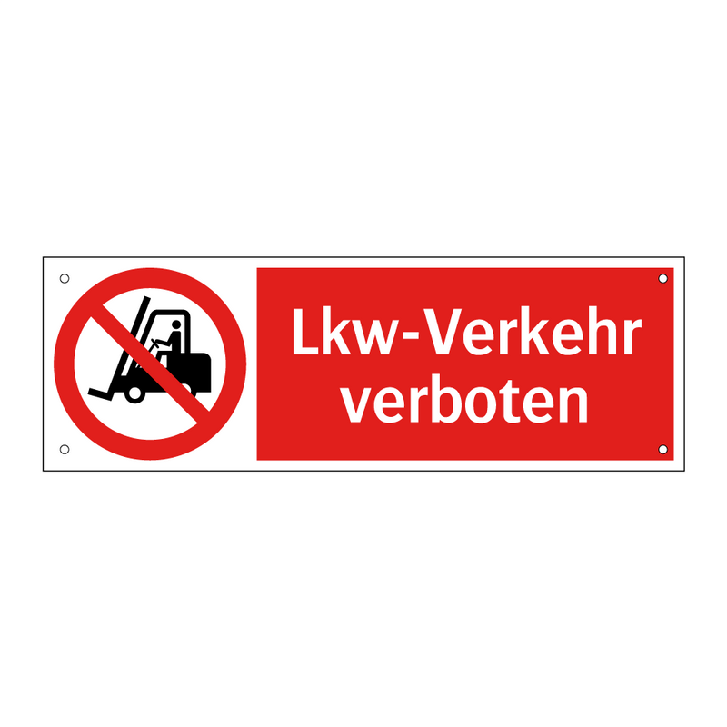 Lkw-Verkehr verboten