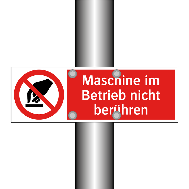 Maschine im Betrieb nicht berühren