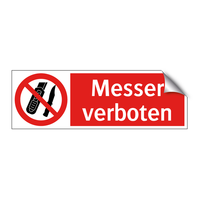 Messer verboten