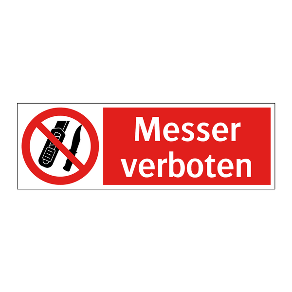 Messer verboten