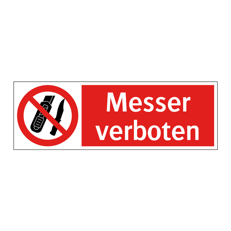 Messer verboten