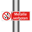 Metalle verboten