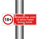 Minderjährige unter 18 Jahren haben keinen Zutritt