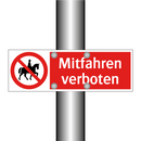 Mitfahren verboten