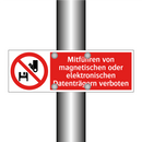 Mitführen von magnetischen oder elektronischen Datenträgern verboten