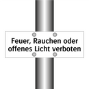 Feuer, Rauchen oder offenes Licht verboten