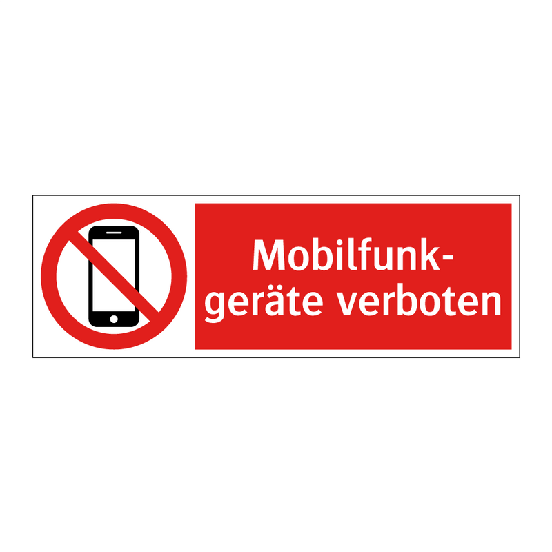 Mobilfunk- geräte verboten