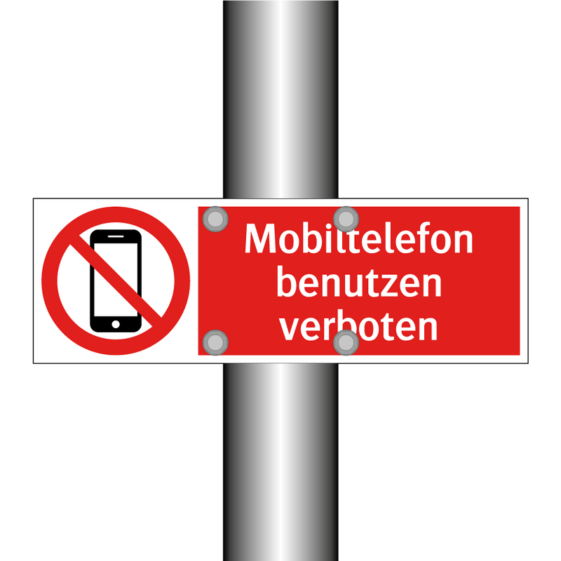 Mobiltelefon benutzen verboten