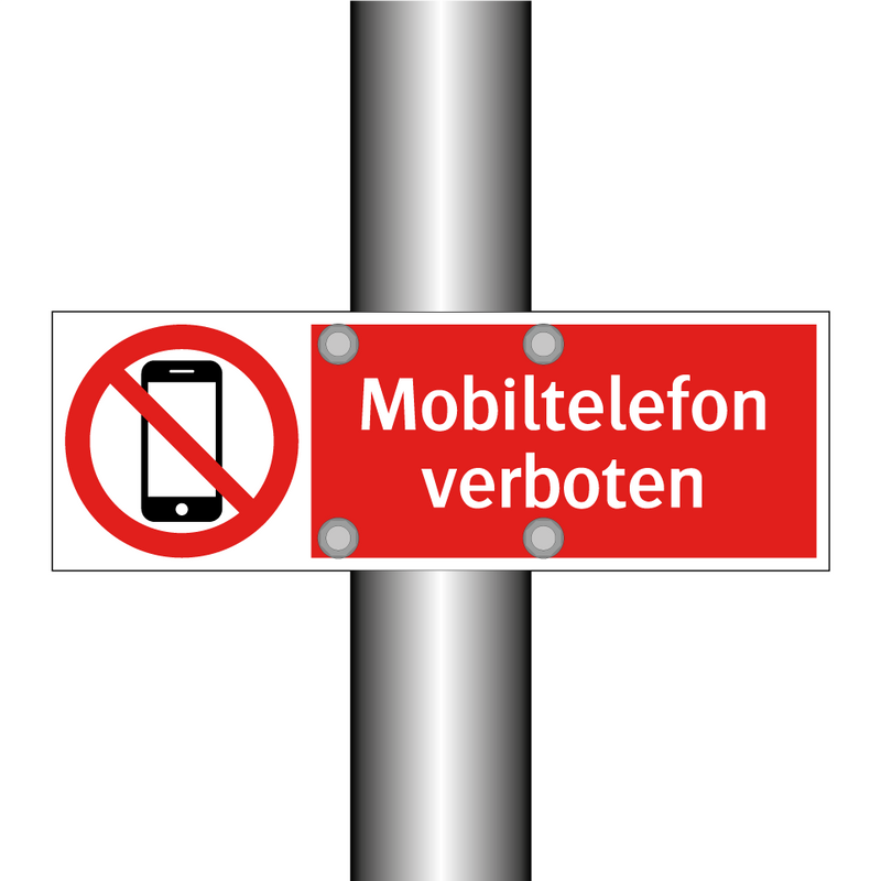 Mobiltelefon verboten