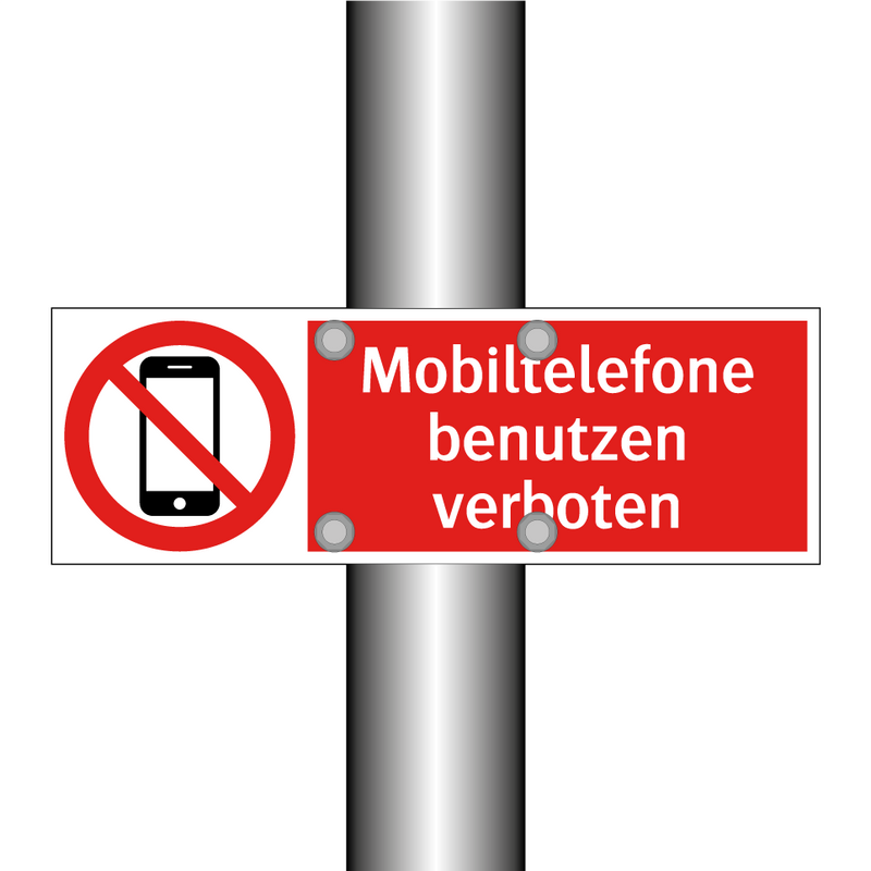 Mobiltelefone benutzen verboten