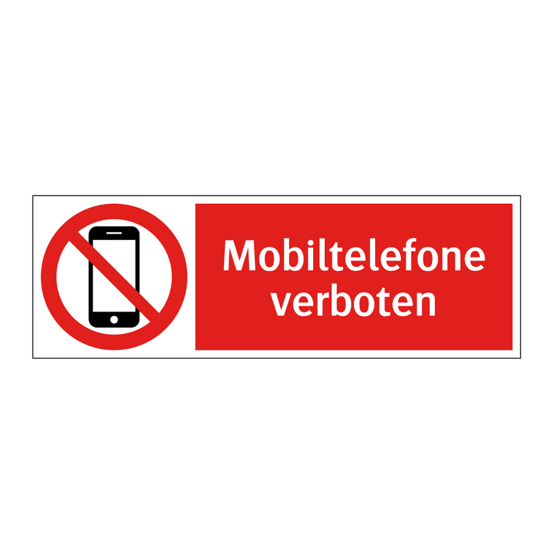 Mobiltelefone verboten