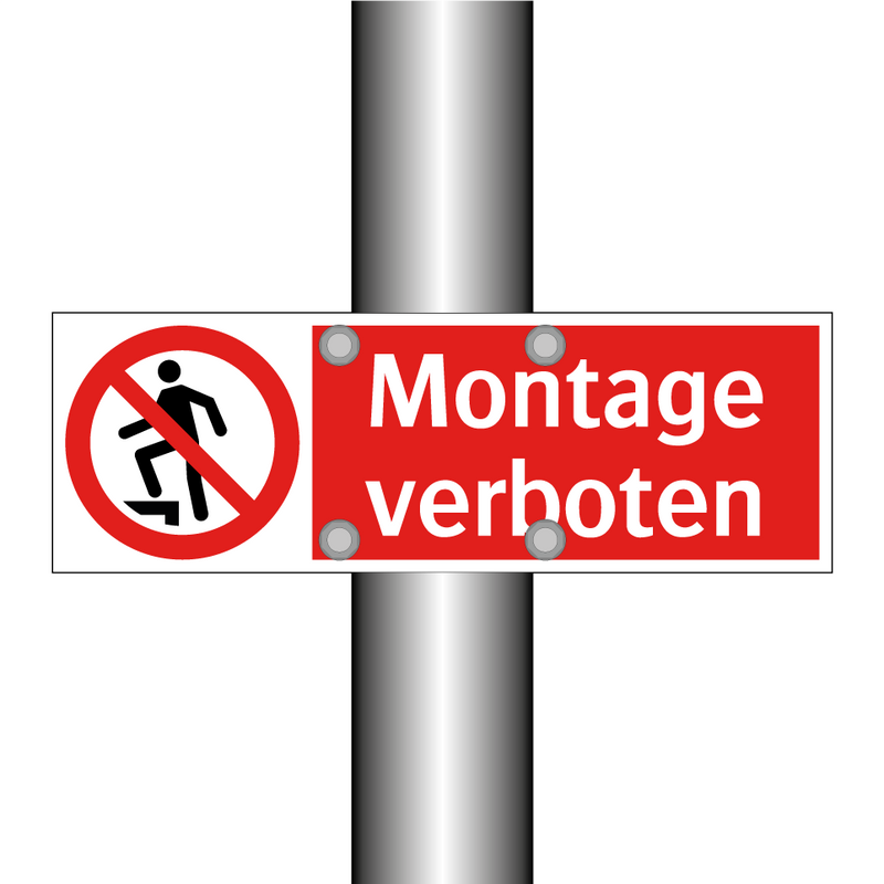 Montage verboten
