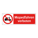 Mopedfahren verboten