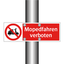 Mopedfahren verboten