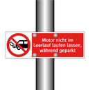 Motor nicht im Leerlauf laufen lassen, während geparkt