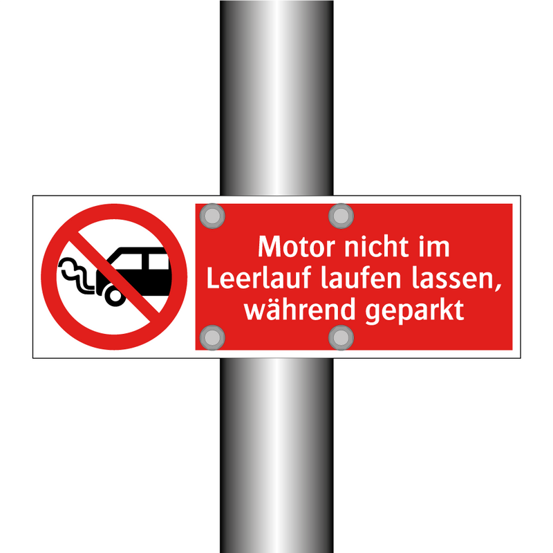 Motor nicht im Leerlauf laufen lassen, während geparkt