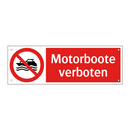 Motorboote verboten