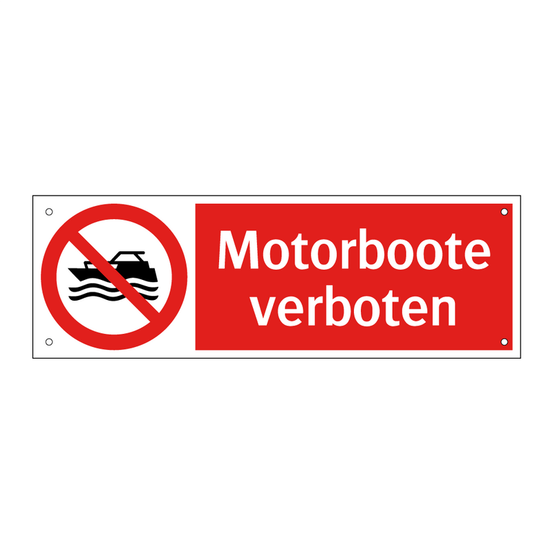 Motorboote verboten