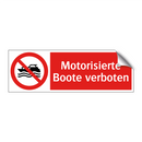 Motorisierte Boote verboten