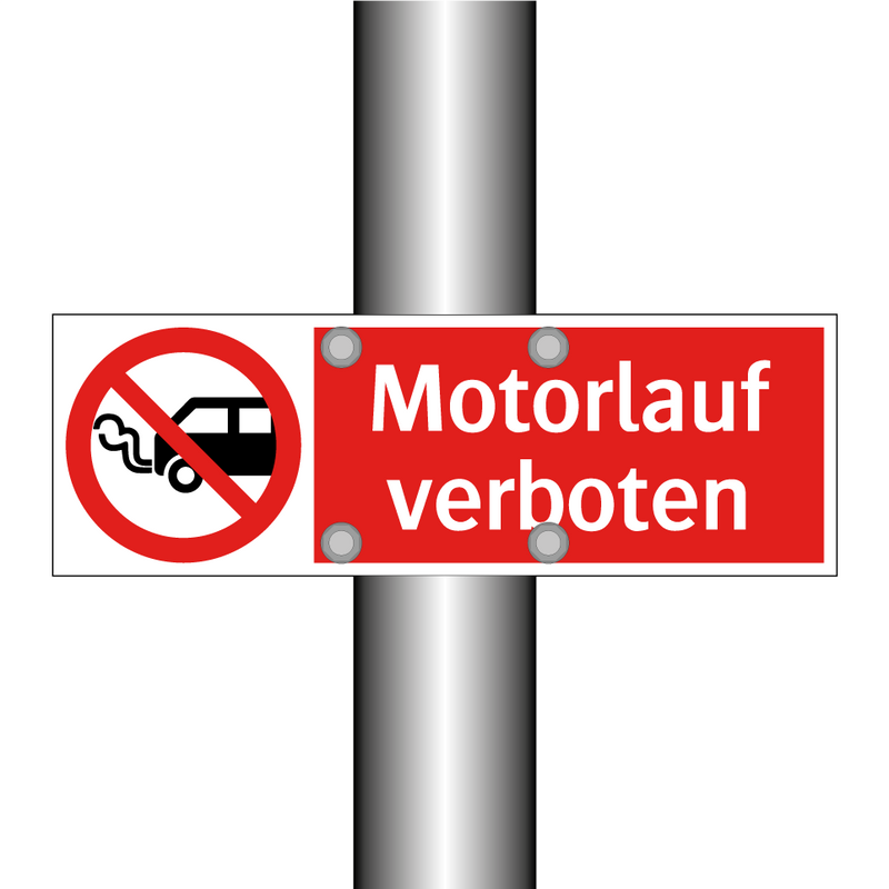 Motorlauf verboten