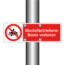 Muskelbetriebene Boote verboten