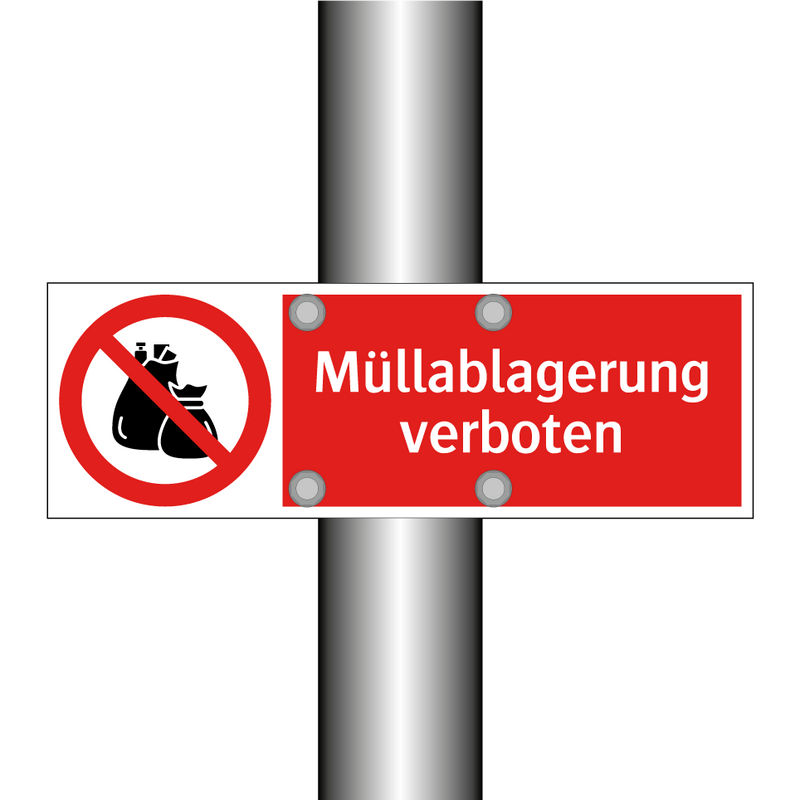 Müllablagerung verboten