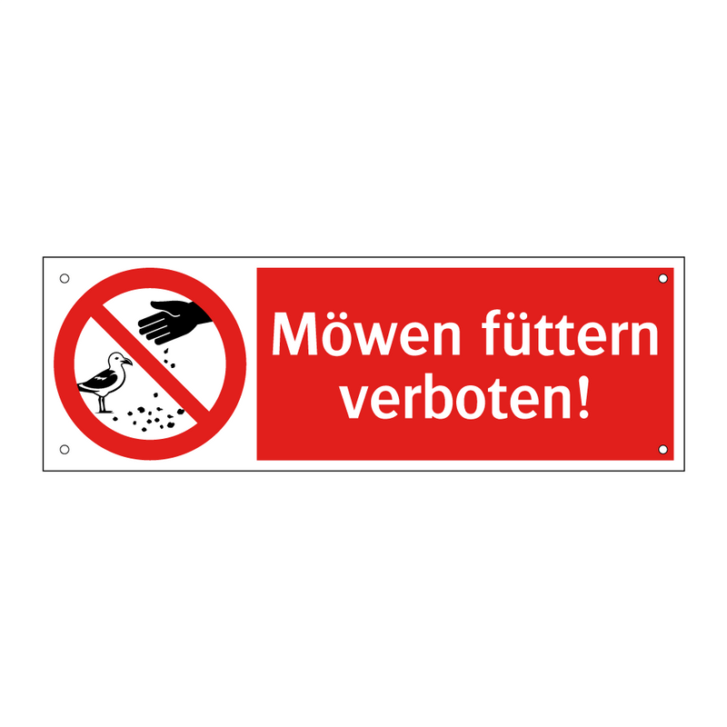 Möwen füttern verboten!