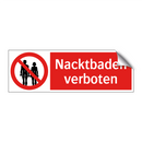 Nacktbaden verboten