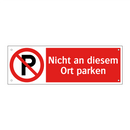 Nicht an diesem Ort parken