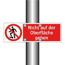 Nicht auf der Oberfläche gehen