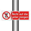 Nicht auf die Leiter steigen