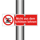 Nicht aus dem Schlitten lehnen