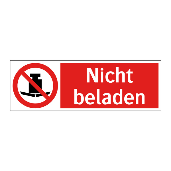 Nicht beladen