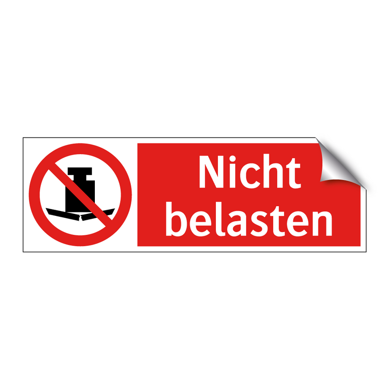 Nicht belasten