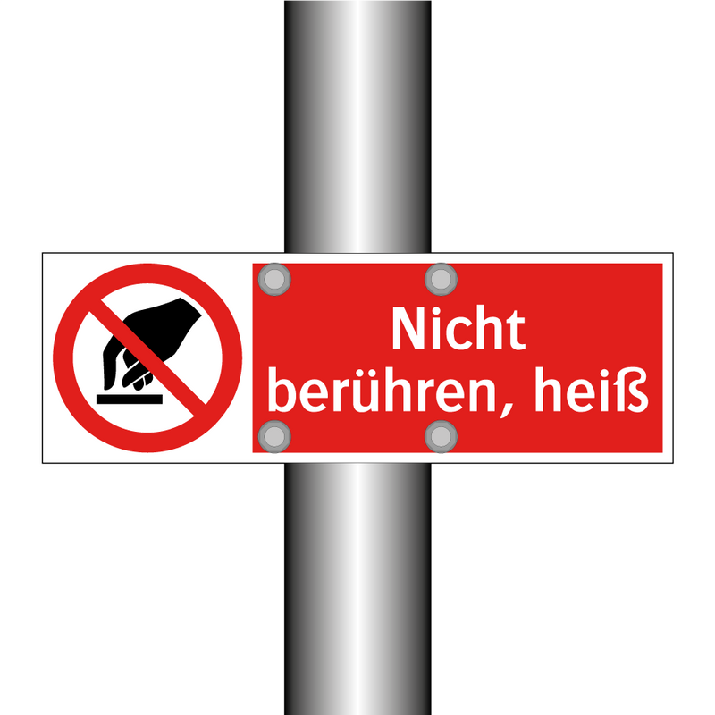 Nicht berühren, heiß