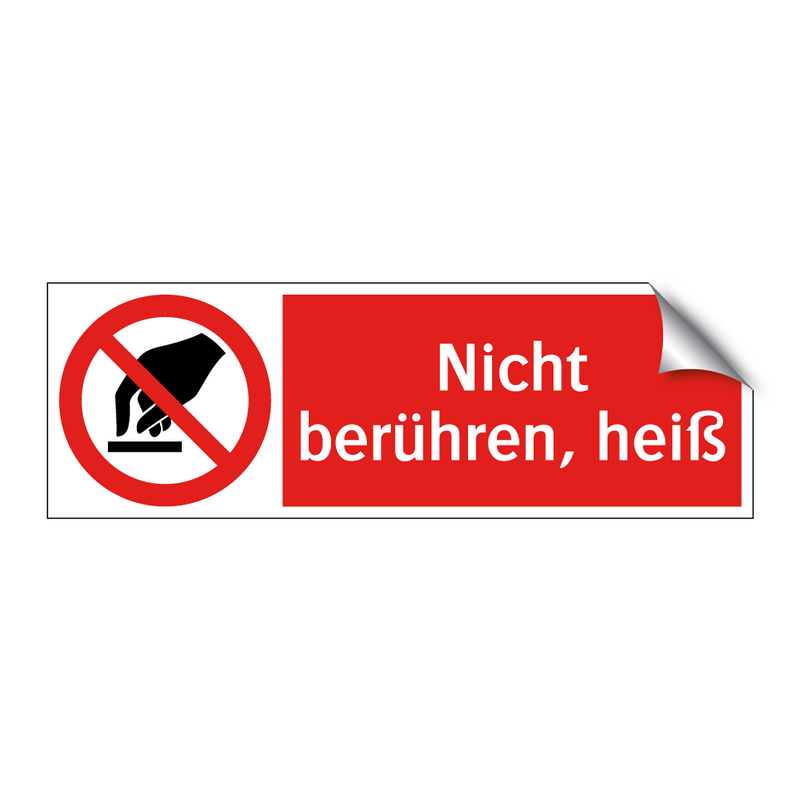 Nicht berühren, heiß