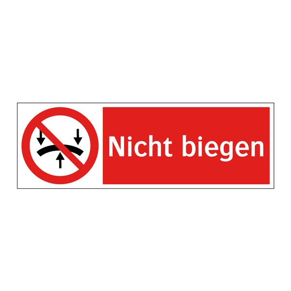 Nicht biegen