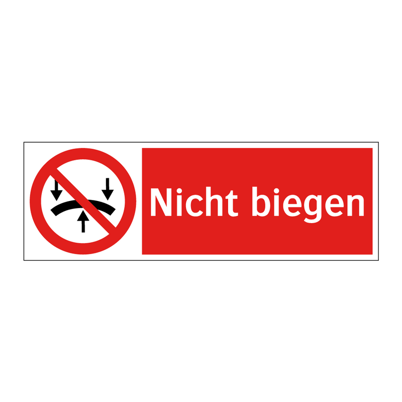 Nicht biegen
