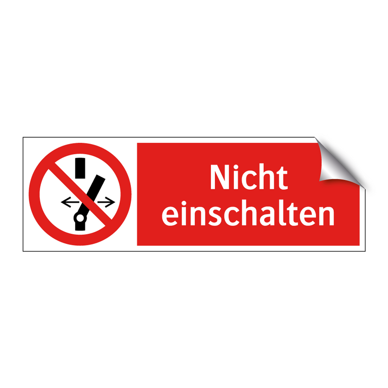 Nicht einschalten