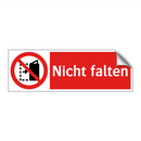Nicht falten