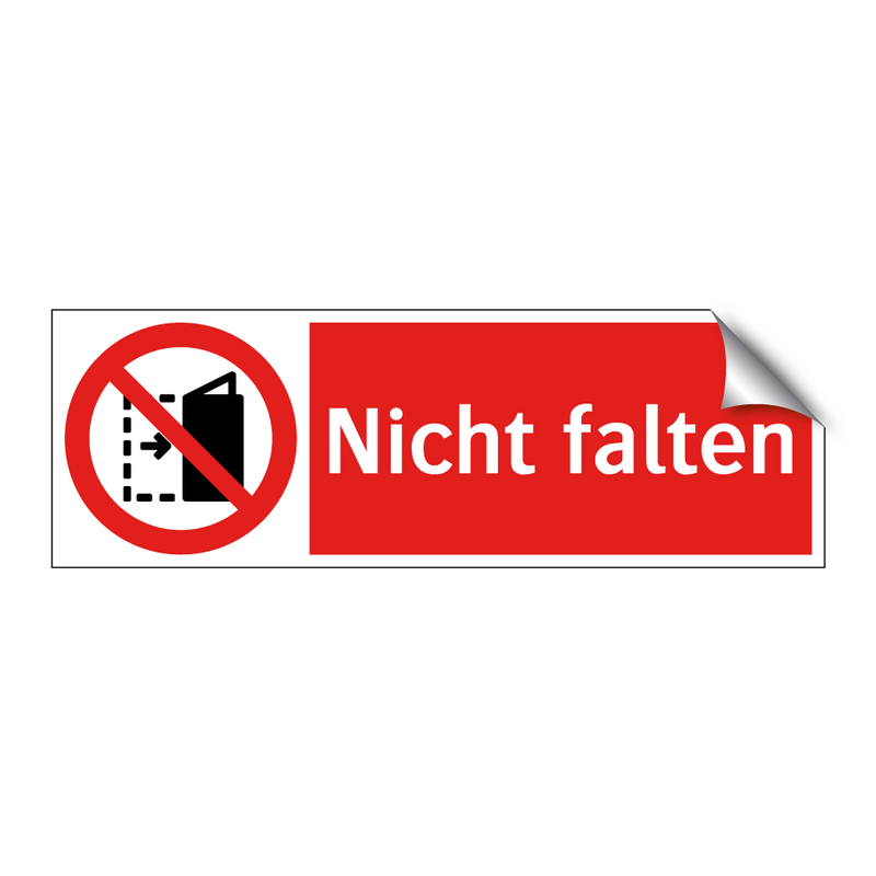 Nicht falten